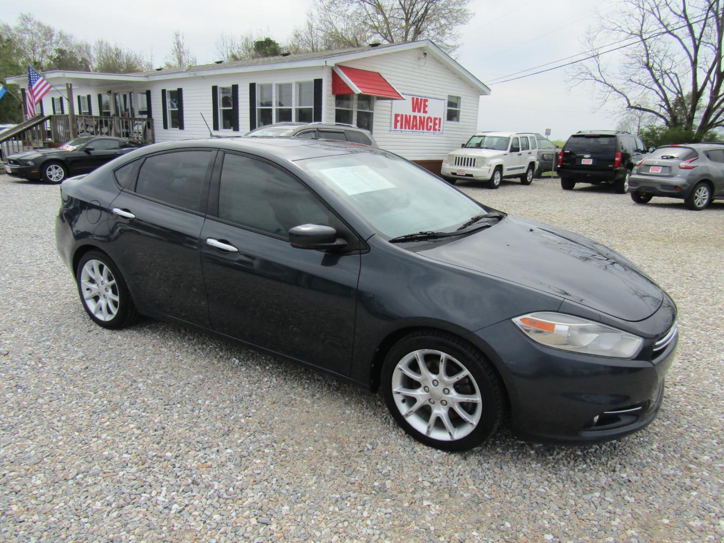 2013 Gray /Tan Dodge Dart (1C3CDFCA4DD) , Automatic transmission, located at 15016 S Hwy 231, Midland City, AL, 36350, (334) 983-3001, 31.306210, -85.495277 - Photo#0